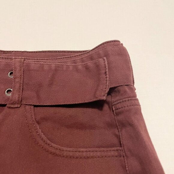 Tinseltown Skirt Belted Mini Denim Skirt Size 3 - Picture 2 of 16